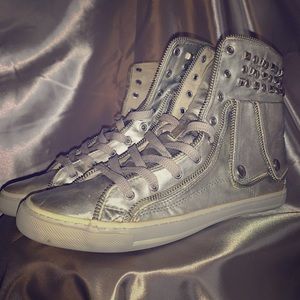 Vintage studded high tops